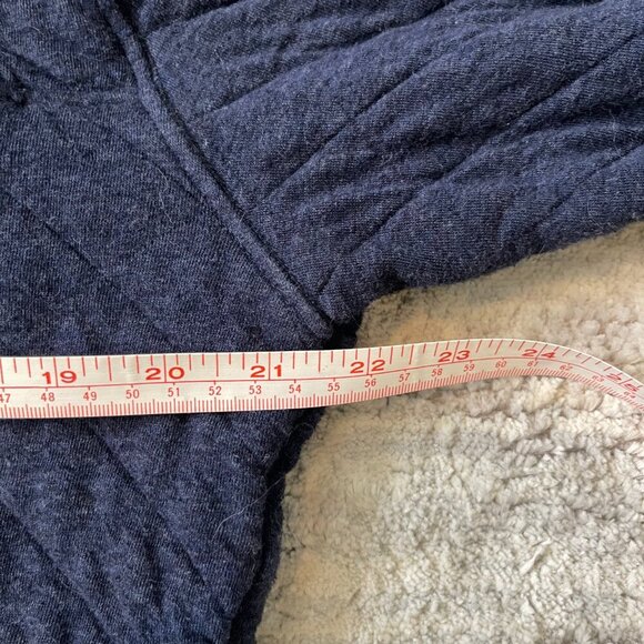 Patagonia Quilted Snap T Pullover Mens Medium Blue Organic Cotton - Picture 10 of 10